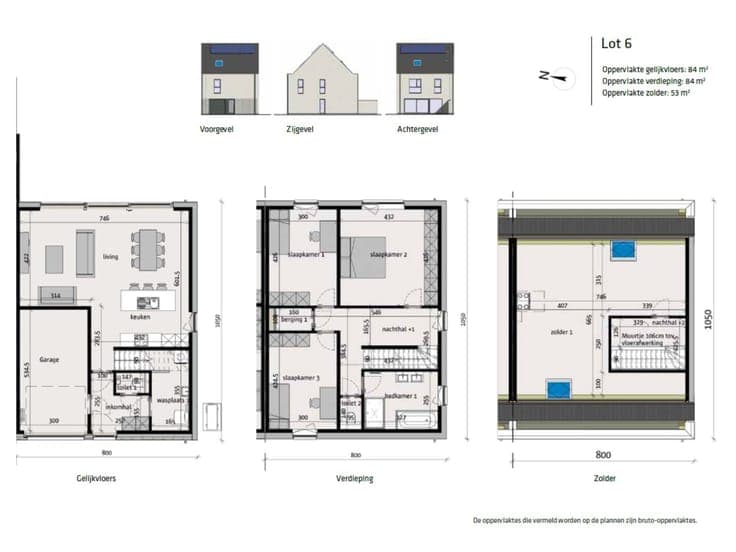 Energiezuinige halfopen woning met 3 tot 5 slpks