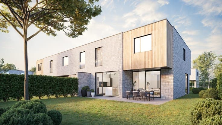 Moderne nieuwbouwwoning op 339 m² TE KOOP in Wakken!