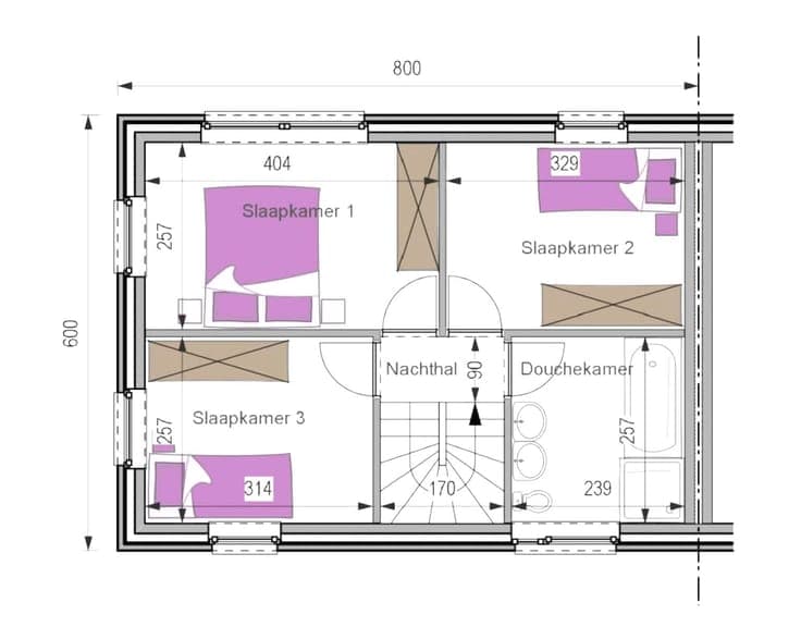 Building land for semi-detached development in Roosdaal