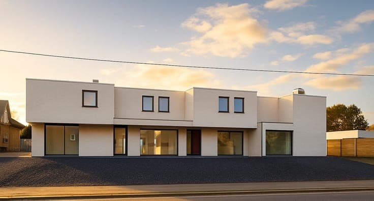 Halfopen bebouwing