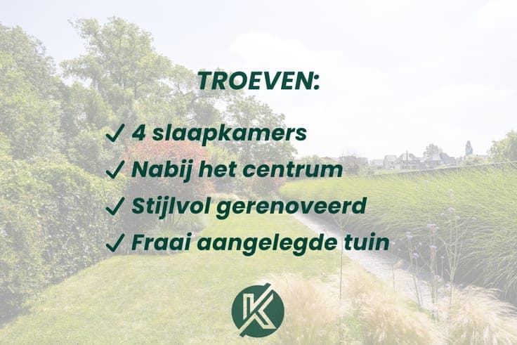Smaakvol gerenoveerde woning nabij het centrum