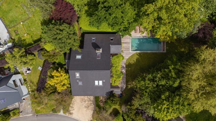 Charming property with pool and lush surroundings