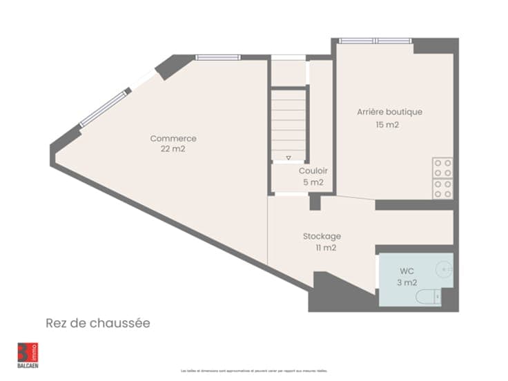LAEKEN: Commercial property with duplex