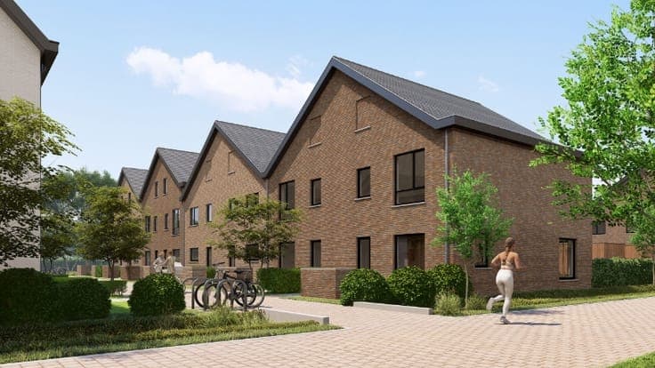 NIEUWBOUW WONING in half-open verband in een nieuw wooner...