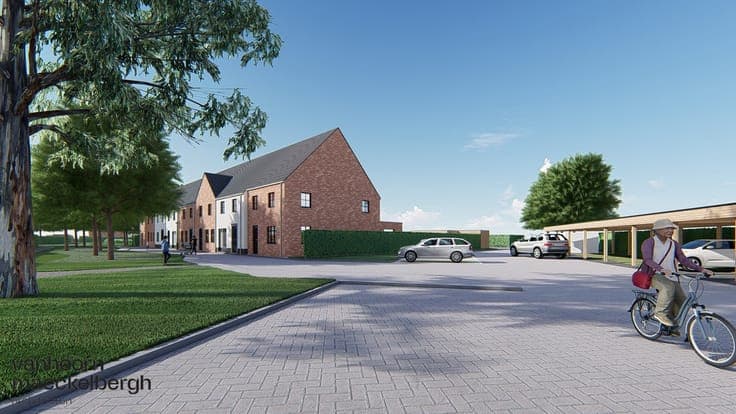 Energiezuinige nieuwbouwwoning in het centrum van Harelbeke