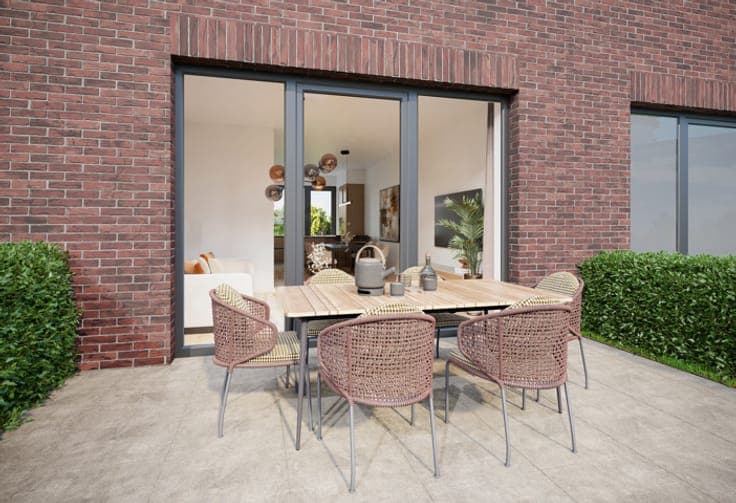 New project De Stip residential area of future Gentbrugge