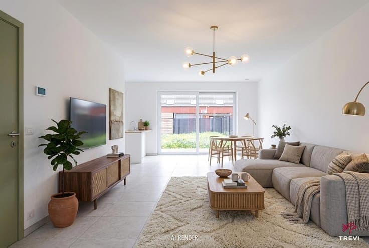 Halfopen woning met ruime tuin op rustige locatie