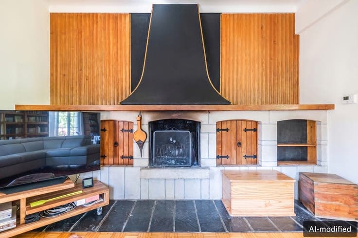 Magnificent 5-bedroom, three-sided house with office