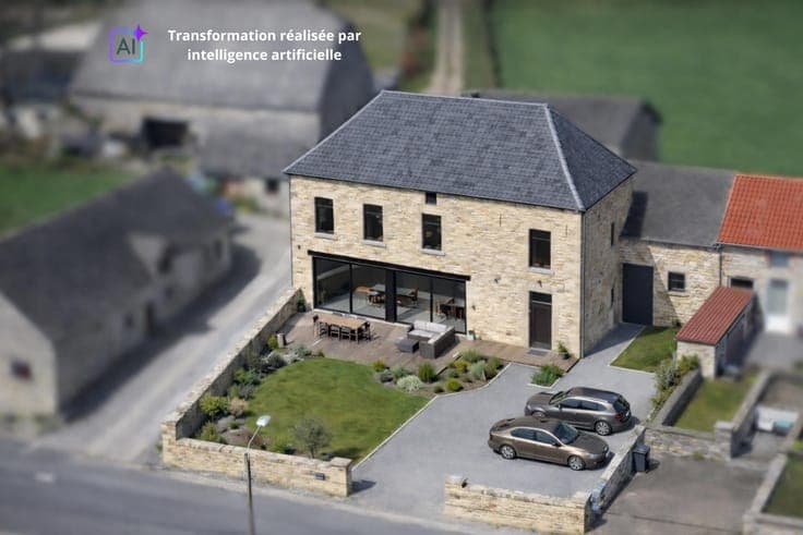 Ensemble immobilier à rénover avec grange à Saint-Aubin