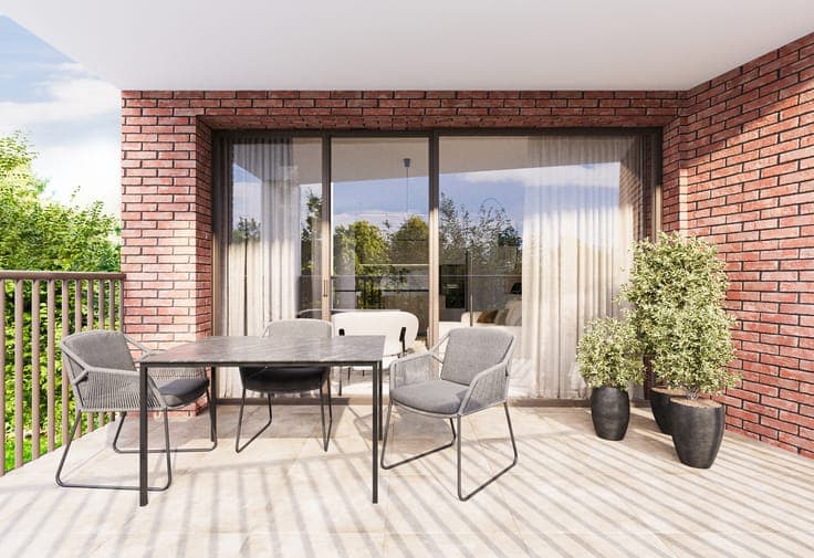 New project De Stip residential area of future Gentbrugge
