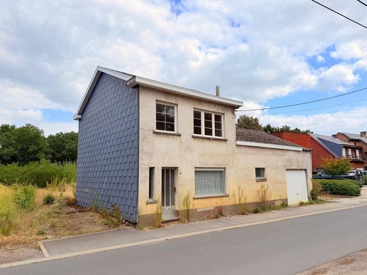 Prachtig gelegen renovatiewoning op een unieke bouwgrond ...