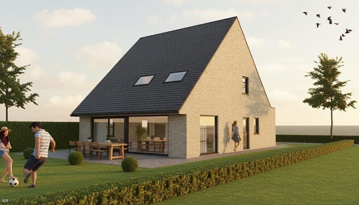 Nieuw te bouwen open bebouwing te Zwalm