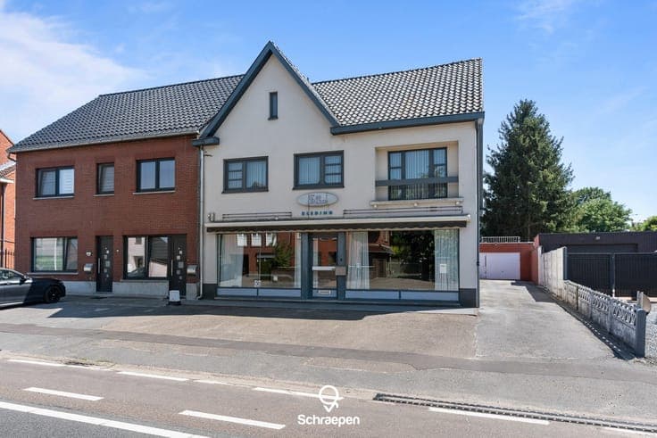 Unieke woonst met handelsruimte (346 m²) op zuidelijk per...