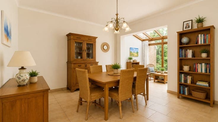Spacious 6-bedroom bel-etage house with garden and garage