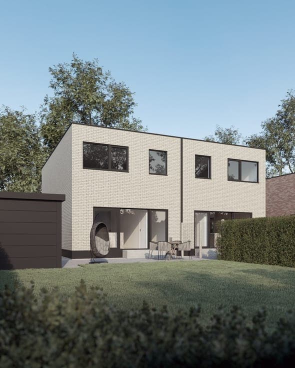 Afgewerkte energiepositieve (EPC -18) nieuwbouwwoning