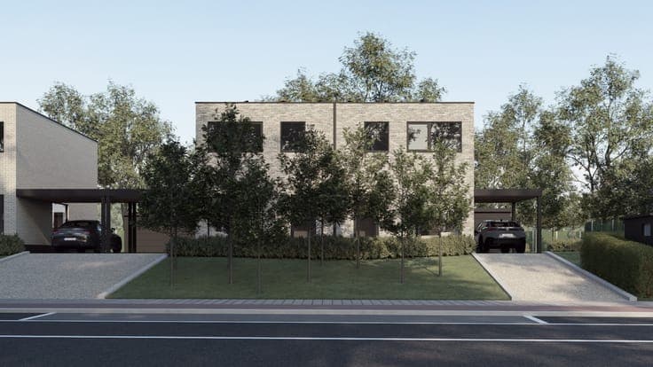 Afgewerkte energiepositieve (EPC -18) nieuwbouwwoning