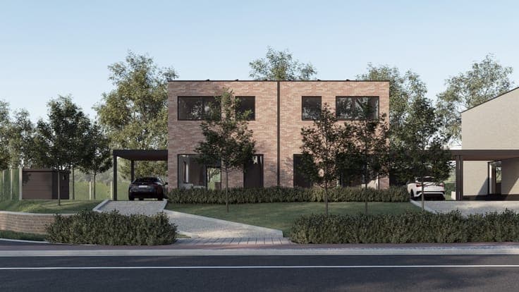Afgewerkte energiepositieve (EPC -18) nieuwbouwwoning
