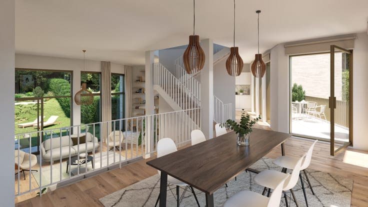 New Homes with Heat Pump & Garden