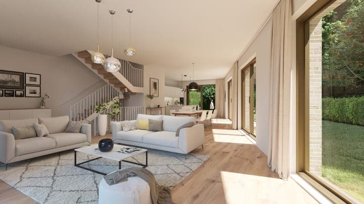 New Homes with Heat Pump & Garden