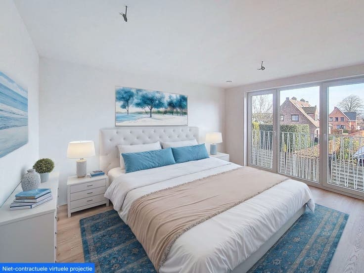 Moderne nieuwbouw in doodlopend straatje