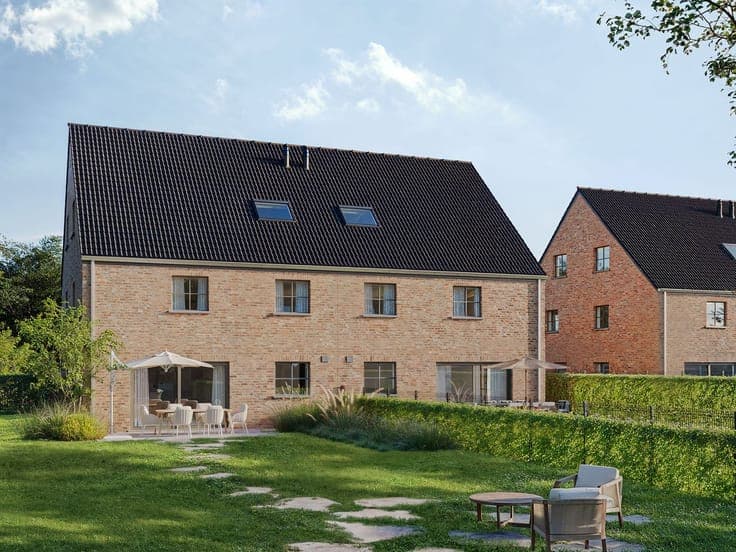 Ruime nieuwbouwwoning op groot perceel te Wingene