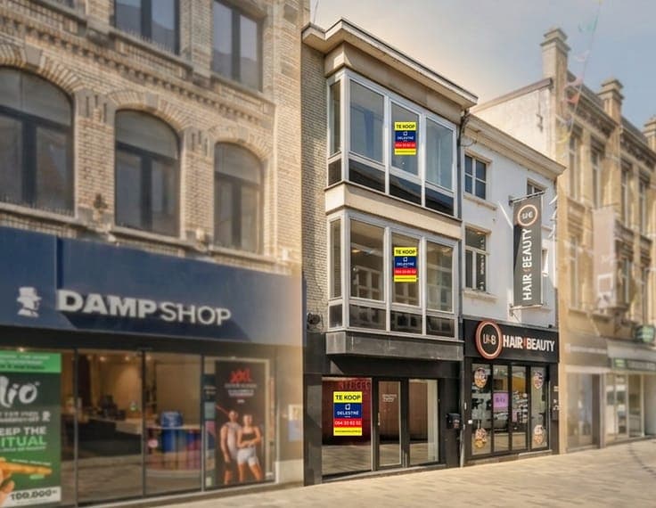 Veelzijdig handelspand met duplexappartement en terras – ...