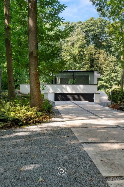Modern villa in green surroundings