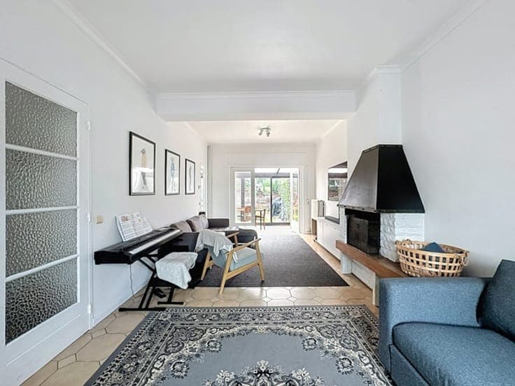 Bright house with south garden, 3 bedrooms, in Uccle