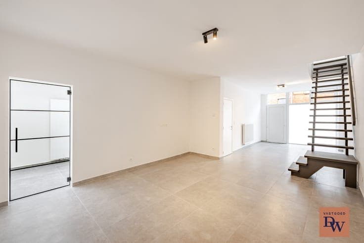 Woning met garage en stadstuin in Wetteren
