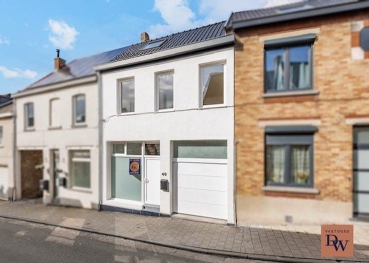 Woning met garage en stadstuin in Wetteren