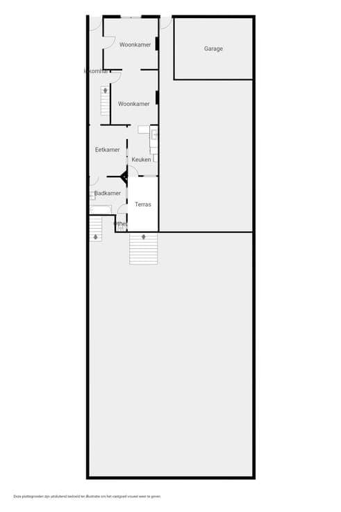 House to renovate with garden. Option to buy adjacent plot.