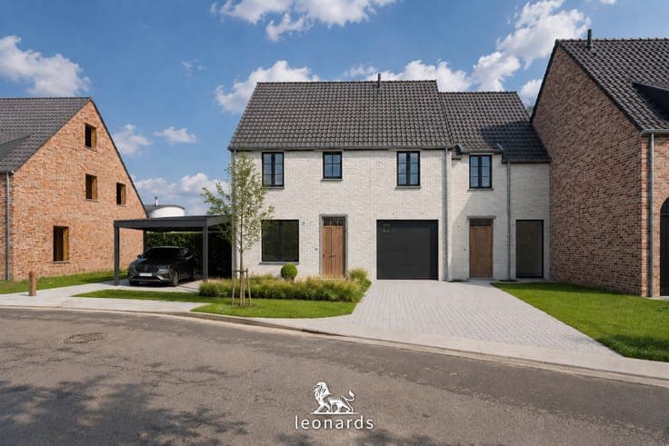 Country-style homes near Waregem town centre