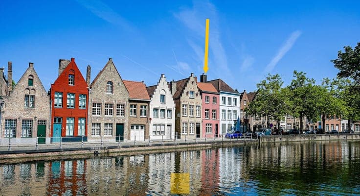 Wonen op een van de meest iconische plekjes van Brugge
