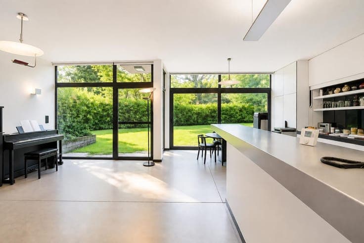Vivier d’Oie – Marc Corbiaux House facing the Bois de la Cam