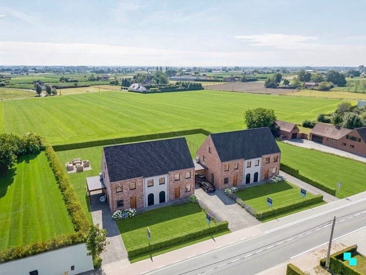 Ruime nieuwbouwwoning met landelijk verzicht in Marialoop