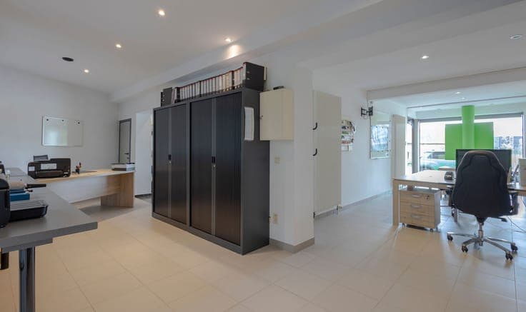Mixed-use property with commercial and residential space