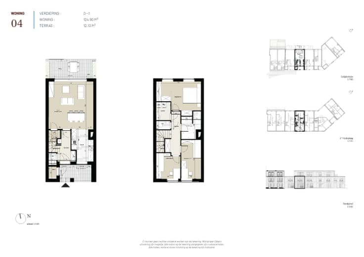 Oostakker (Gent), Pijphoekstraat - 'Amandine' - Fase 1: L...