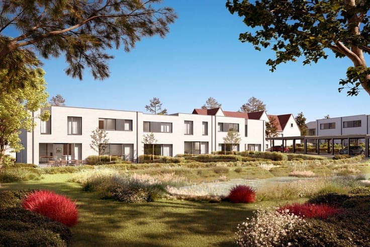 Gesloten nieuwbouwwoning nabij het dorpscentrum Haaltert