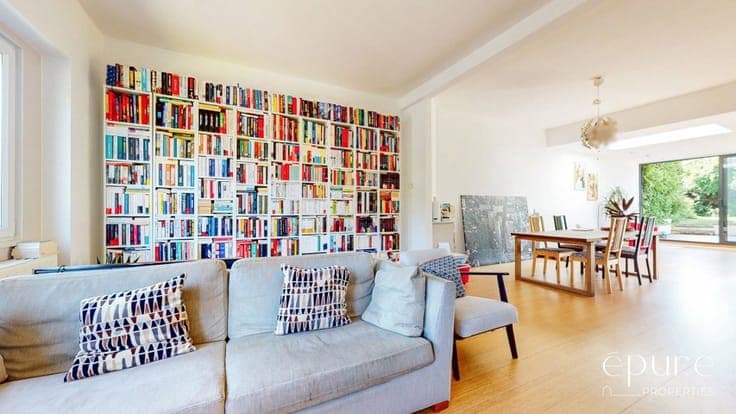 Cerisiers/Georges-Henri, 3BR + 2 offices–South-facing garden