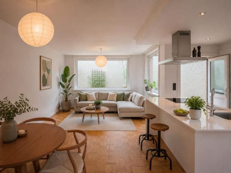 A ready-to-move-in 4-bedroom family home with a garage in Le