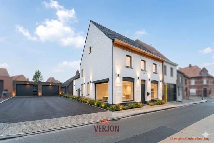 Veelzijdig handelspand met woonst te koop in Izegem!
