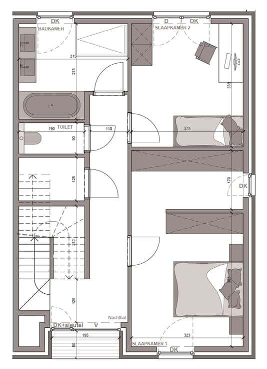 Moderne parkwoning met zicht op park