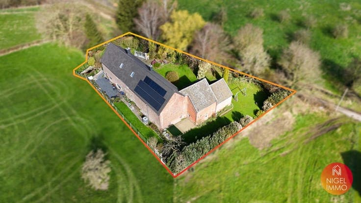 Ferme, Herve, 263 m², cachet, calme, Peb:D, panneaux photo