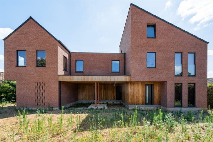 Energy-efficient, semi-detached homes