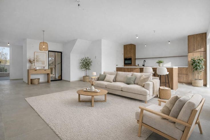 Country-style homes near Waregem town centre
