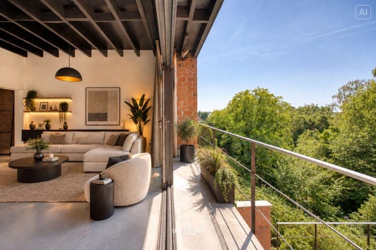Bright house with southwest-facing location in an excellent