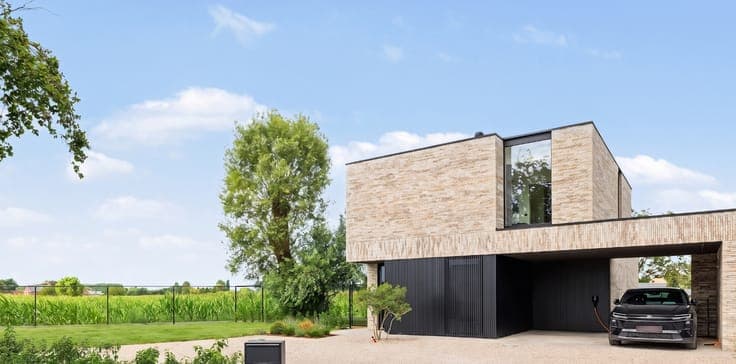 Energieneutrale nieuwbouw (2024) op 876 m² te Oudegem