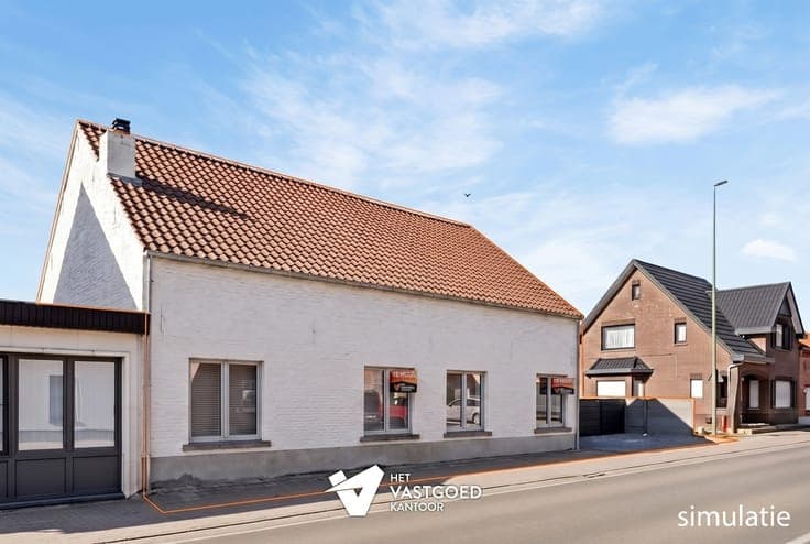 RECENT GERENOVEERDE WONING MET 3 SLAAPKAMERS OP PERCEEL VAN