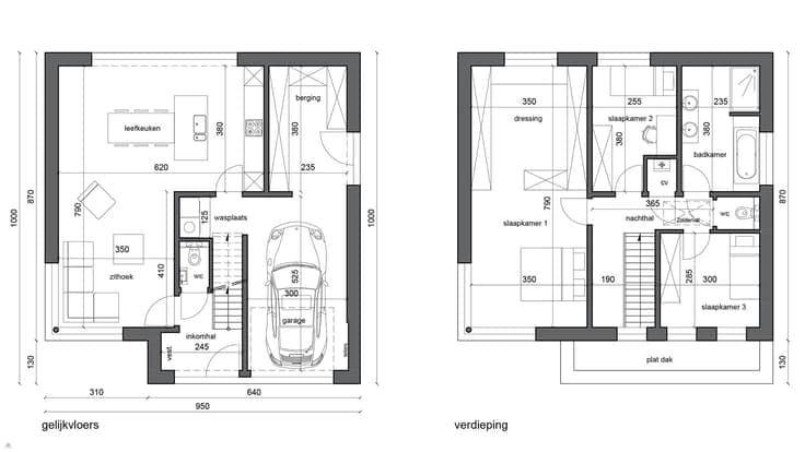 Nieuw te bouwen open bebouwing te Erpe-Mere