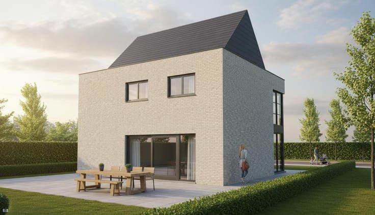 Nieuw te bouwen open bebouwing te Erpe-Mere
